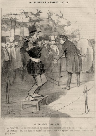 Pleasures of the Champs Elysées by Honoré Daumier